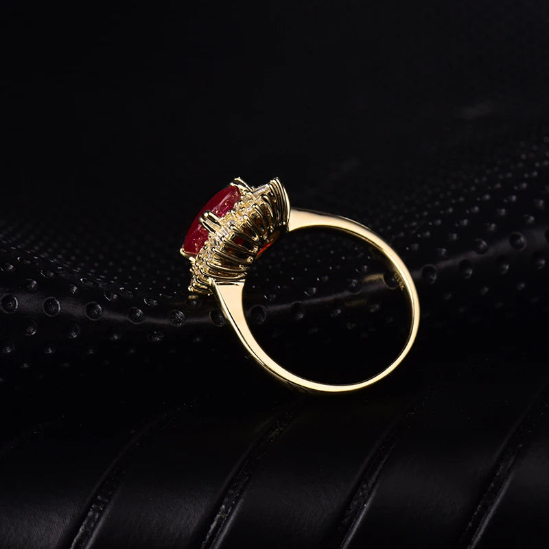 LOVERJEWELRY 14K Gold Diamond Ruby Ring - BEHRS at the loft