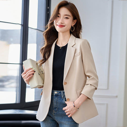 New Women's Long-Sleeve Professional Blazer Formal Jacket Workwear 1585 Wholesale