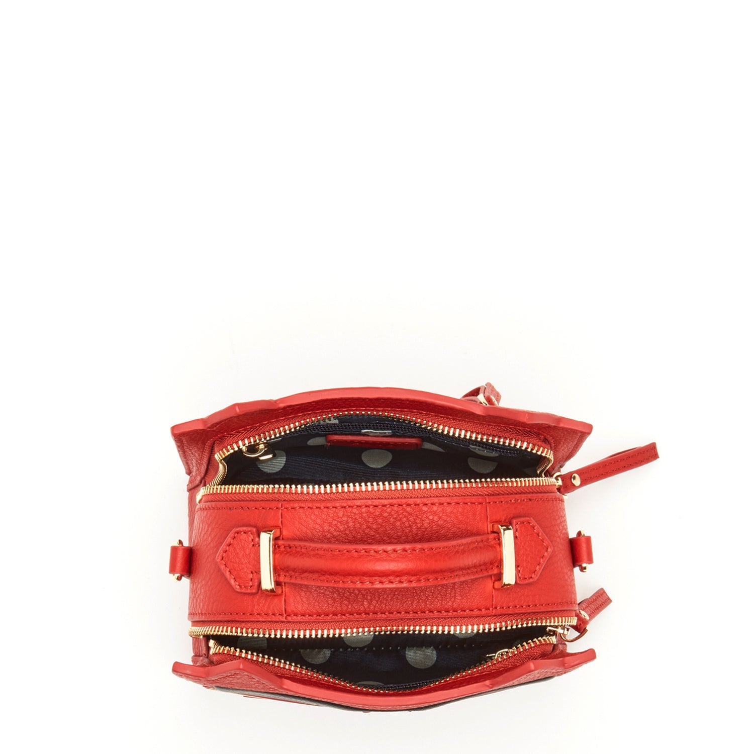 Leather Cat Bag Red Crossbody Purse Women's Handbag - BEHRS at the loft