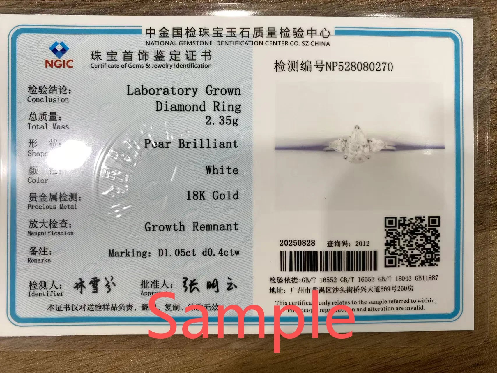 AEAW Custom Jewelry  Pear cut Lab Grown diamond Main diamond 2-3 CTs - BEHRS at the loft