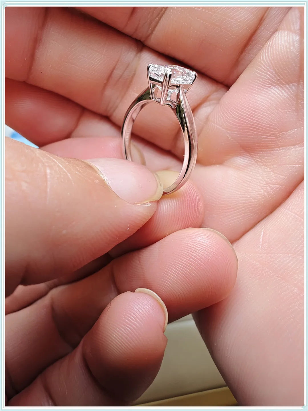 18k Gold Lab Grown Diamond Synthetic Engagement Ring - BEHRS at the loft