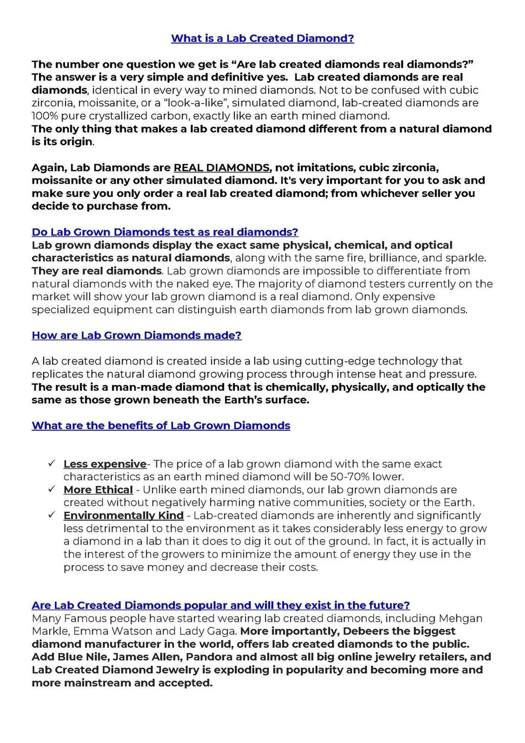 14k Yellow Gold Lab Diamond necklace, Round Solitaire Diamond, Diamond Solitaire Necklace, 1.0ct Ct Diamond Pendant, - BEHRS at the loft