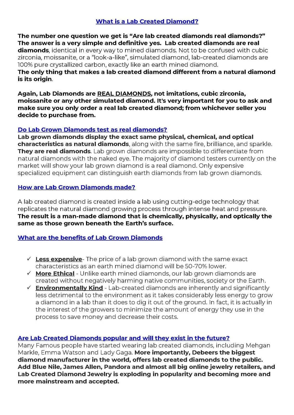 14k Yellow Gold Lab Diamond necklace, Round Solitaire Diamond, Diamond Solitaire Necklace, 1.0ct Ct Diamond Pendant, - BEHRS at the loft