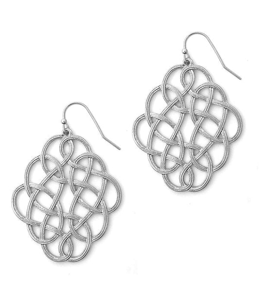 METAL TWIST EARRING-0